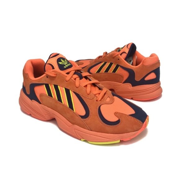 Adidas Hi-Res Orange Yung-1 Sneakers Men's Various Sizes - Picture 1 of 16
